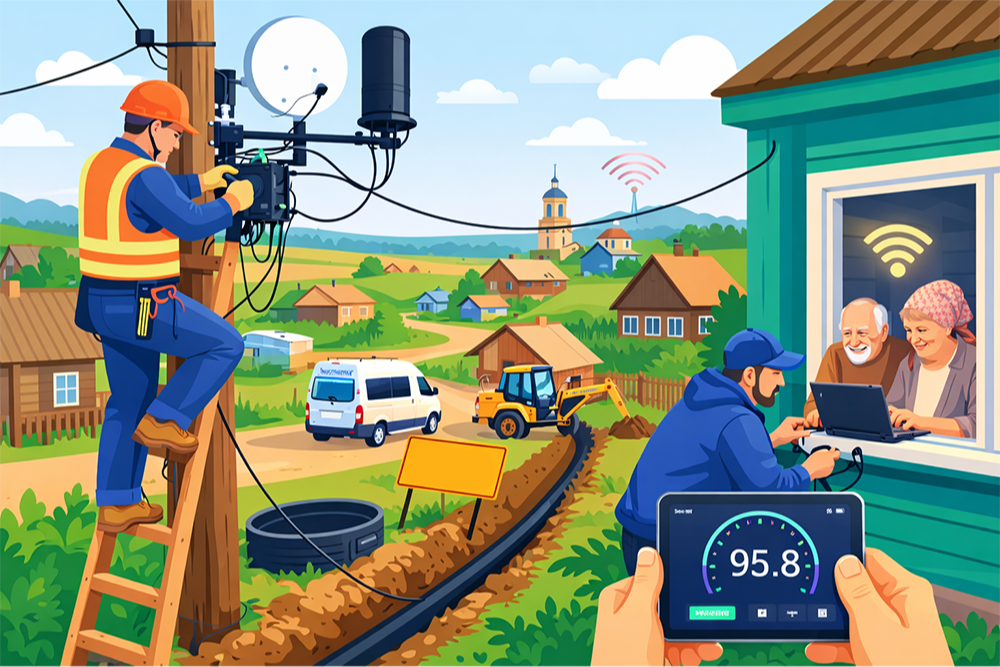 Тюменцы могут пройти опрос о подключении домашнего интернета в малых населенных пунктах