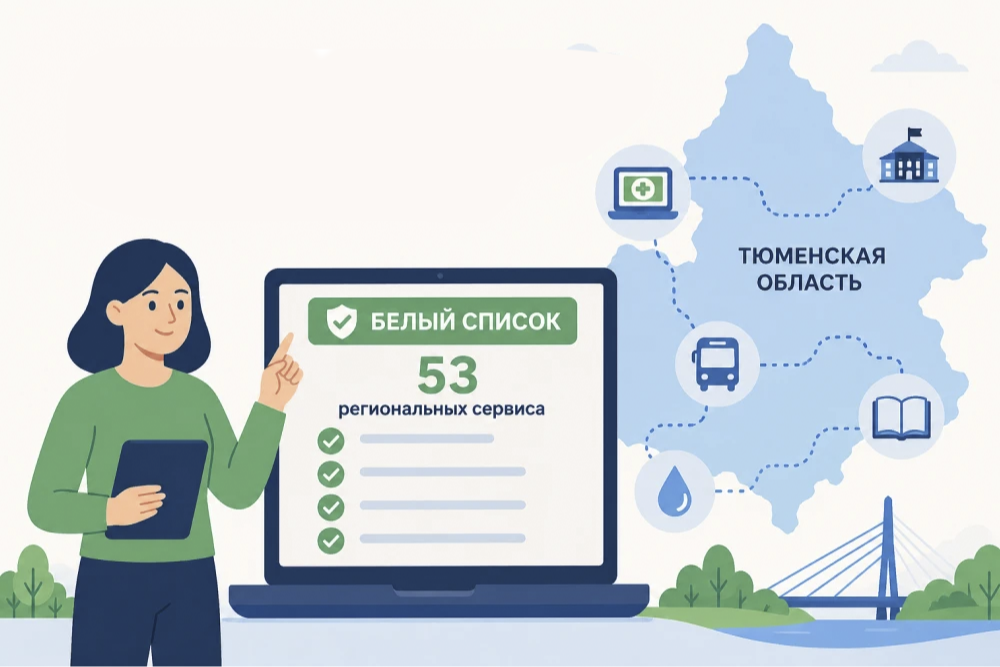 В «белый список» включили 53 региональных сервиса Тюменской области
